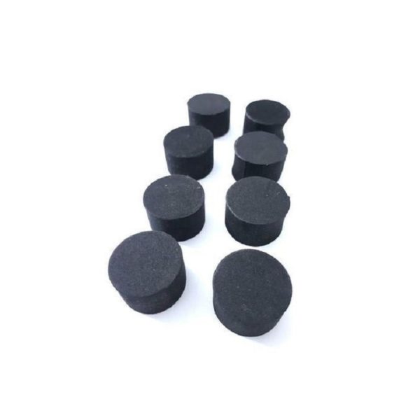 Pack de 12 garde porte voiture - forme cylindrique - noir