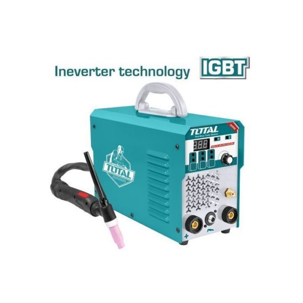 TOTAL Poste de soudure Inverter TIG/MMA 160A (TIG1601)