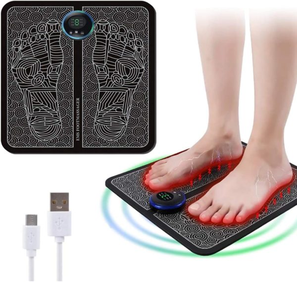 Tapis de massage des pieds-points d’acupuncture bioélectrique soulage la douleur