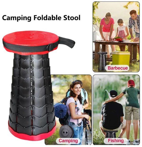 Tabouret portable extensible en plastique ABS