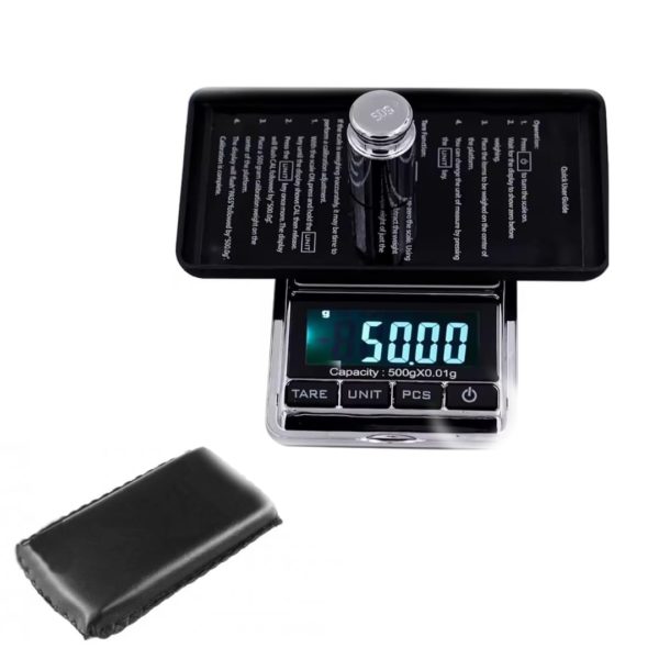Balance De Précision Numérique – Écran LCD – De 0.01 Jusqu’à 500 G – Avec Pochette – Pour Bijoux et Cuisine
