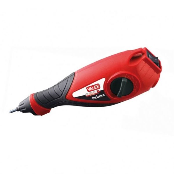 VALEX Graveur électrique avec 2 masques, 13 W, 220 V, rouge/noir, taille unique 1980322