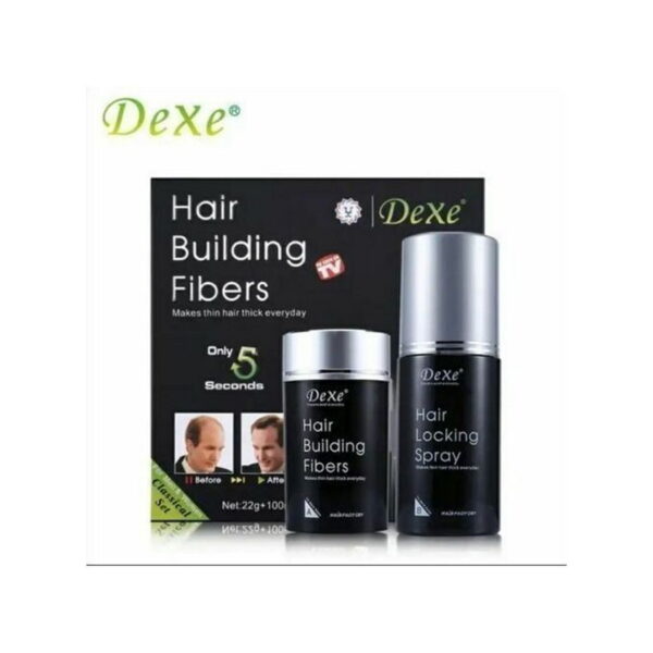 Kit de renforcement des fibres anti-chute de cheveux - Noir