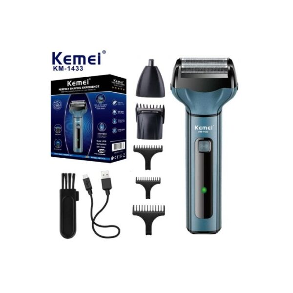 Tondeuse à Cheveux Electrique Multifonction 3en1 Kemei KM-1433