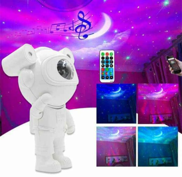 Projecteur LED Nébuleuse – Projection Ciel – Bluetooth Avec Télécommande – Décoration