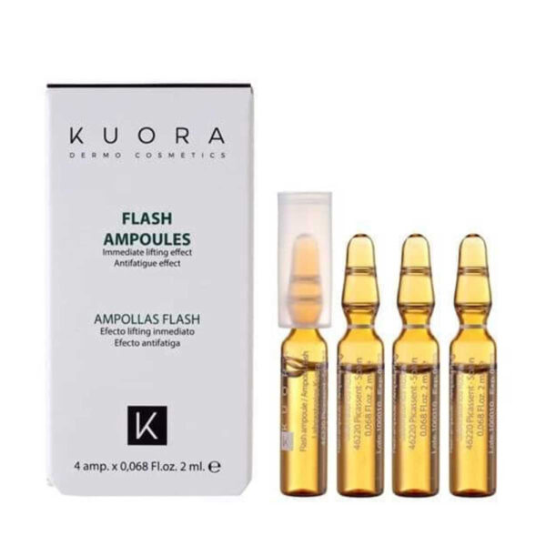 KUORA Flash-Ampoules-Eclat-Effet-Lifting-Immediat-4*2ml