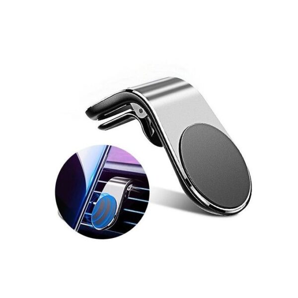 Support de Voiture pour Smartphone Air Vent Magnétique Gris