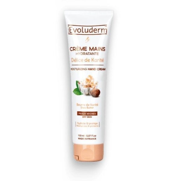 Evoluderm Crème Main Hydratatnte & Protectrice Au Délice De Karité 150ml