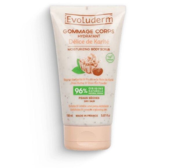 EVOLUDERM Gommage Corps Hydratant Délice De Karité 150ml