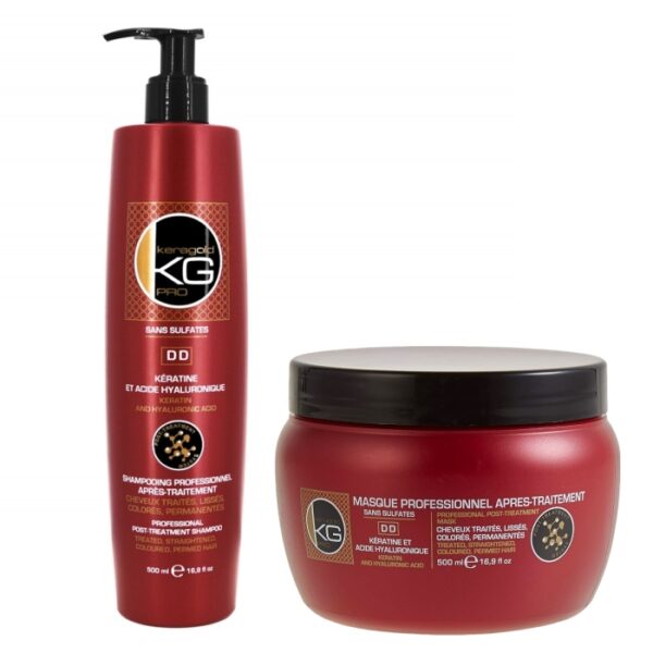 Shampoing Et Masque Après Traitement À La Kératine 500 ML