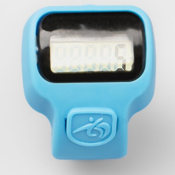 Bague Compteur Digital De Prière - Bleu fluo