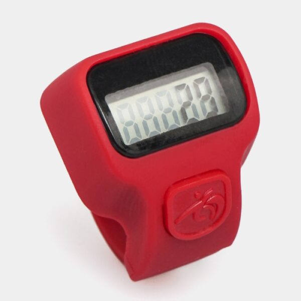 Bague Compteur Digital De Prière - Rouge