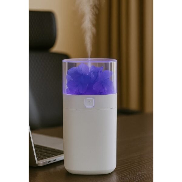 Diffuseur Humidificateur Eternal Flower - Blanc