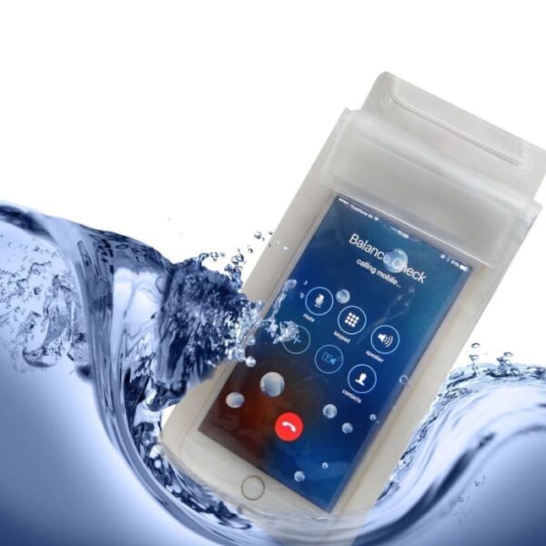 Pochette Étanche Waterproof Pour Smartphones - Blanc